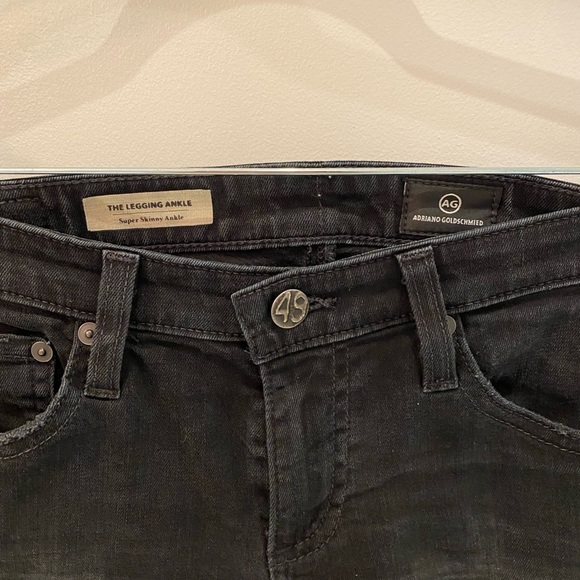 AG ADRIANO GOLDSCHMIED - The Legging Ankle (Super Skinny Ankle) Grey - Size 27R - Picture 2 of 5